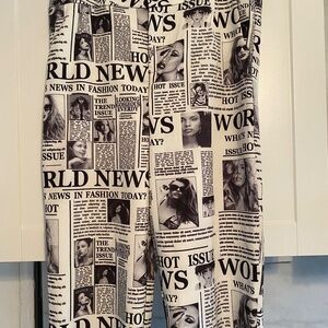 Highlight Photo Graphic Fashion Theme Pants